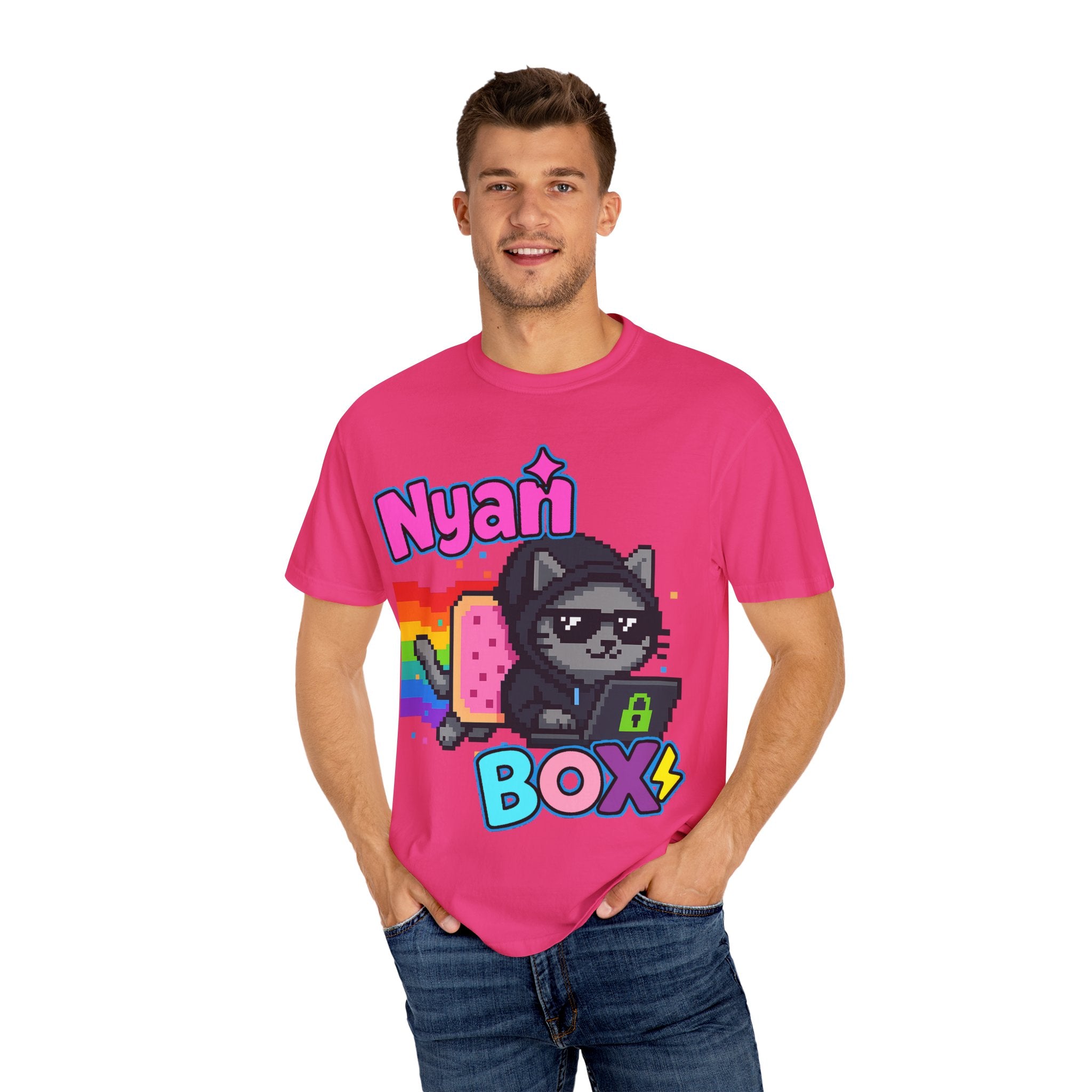 nyanBOX - Hacker Cat - T-shirt