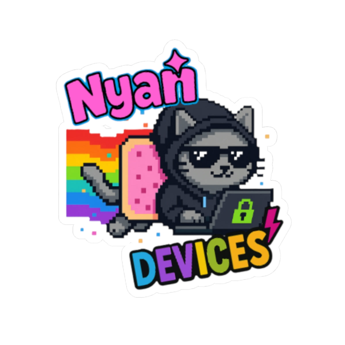 Nyan Devices Sticker