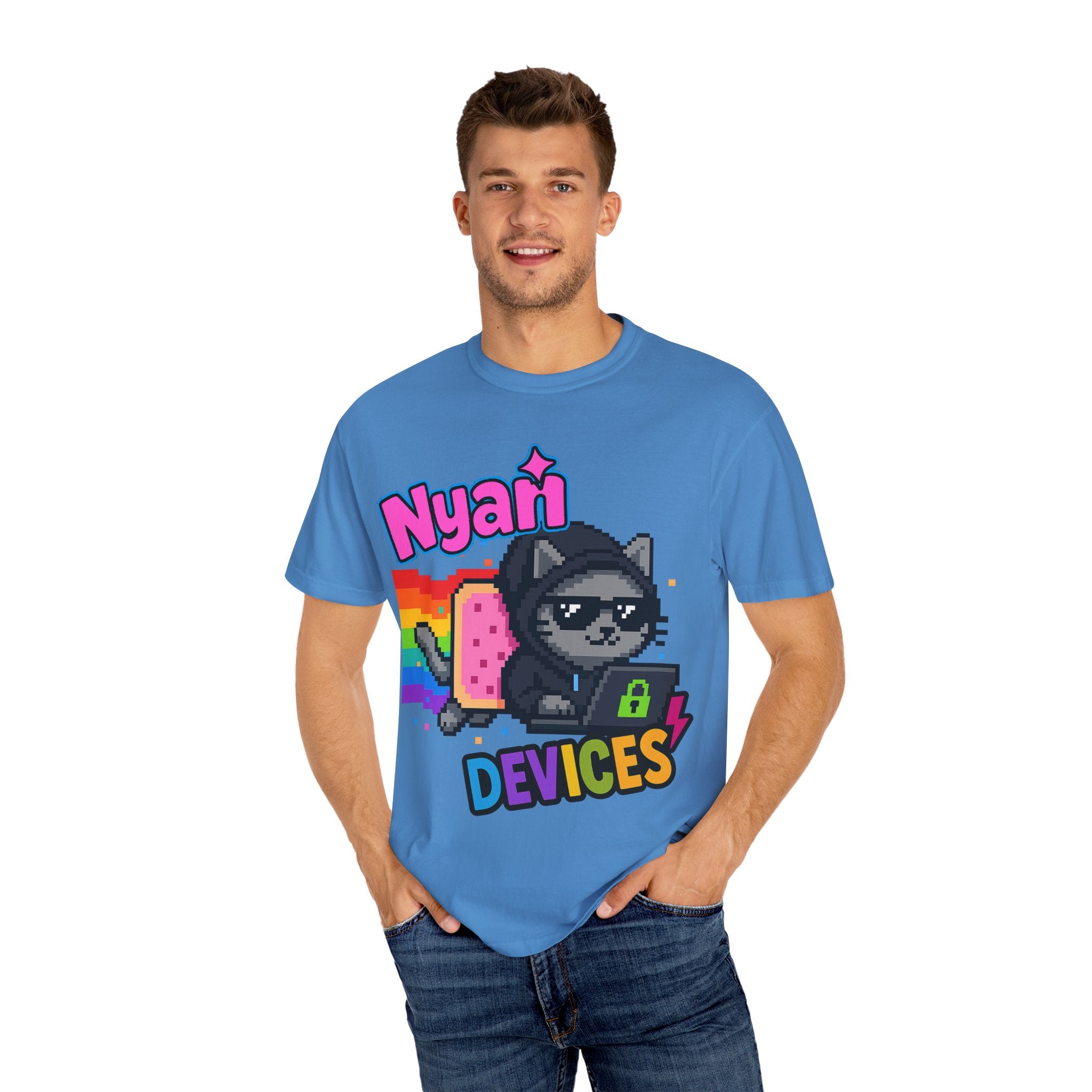 Nyan Devices - Hacker Cat - T-shirt