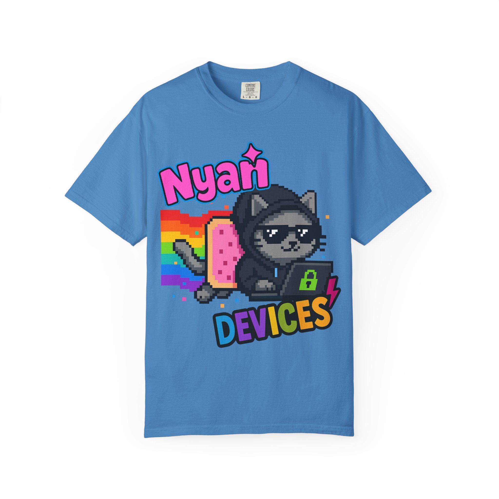 Nyan Devices - Hacker Cat - T-shirt