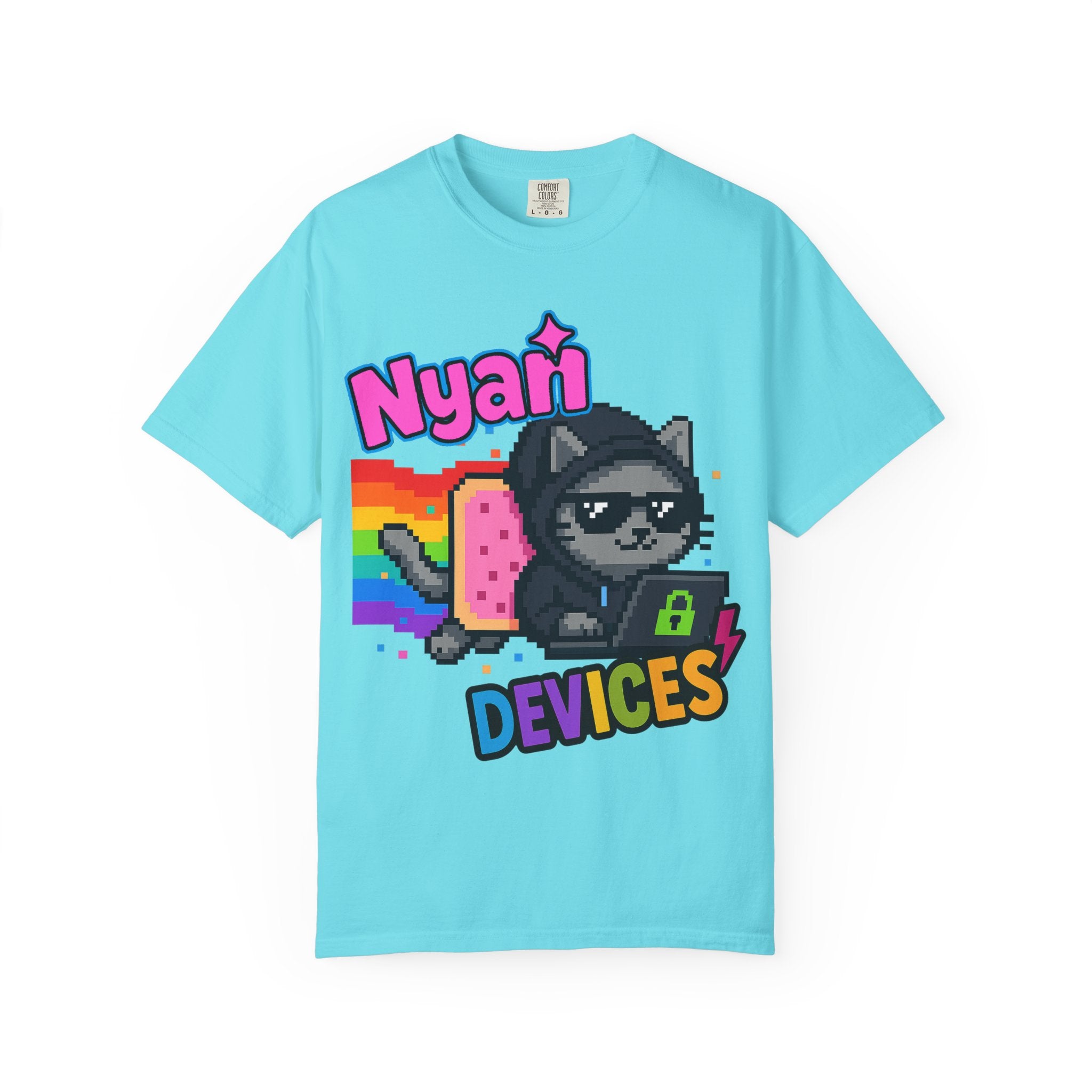 Nyan Devices - Hacker Cat - T-shirt