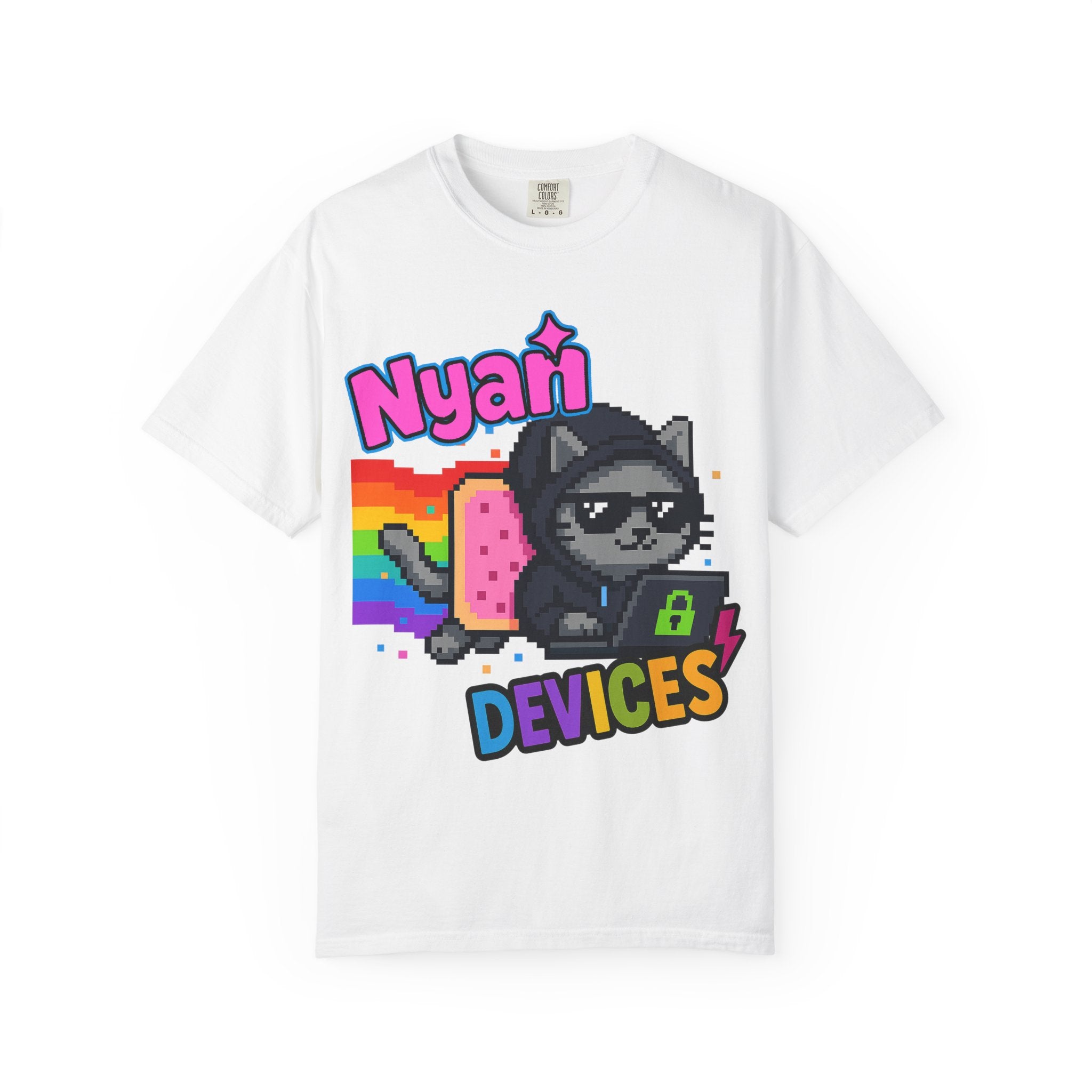 Nyan Devices - Hacker Cat - T-shirt