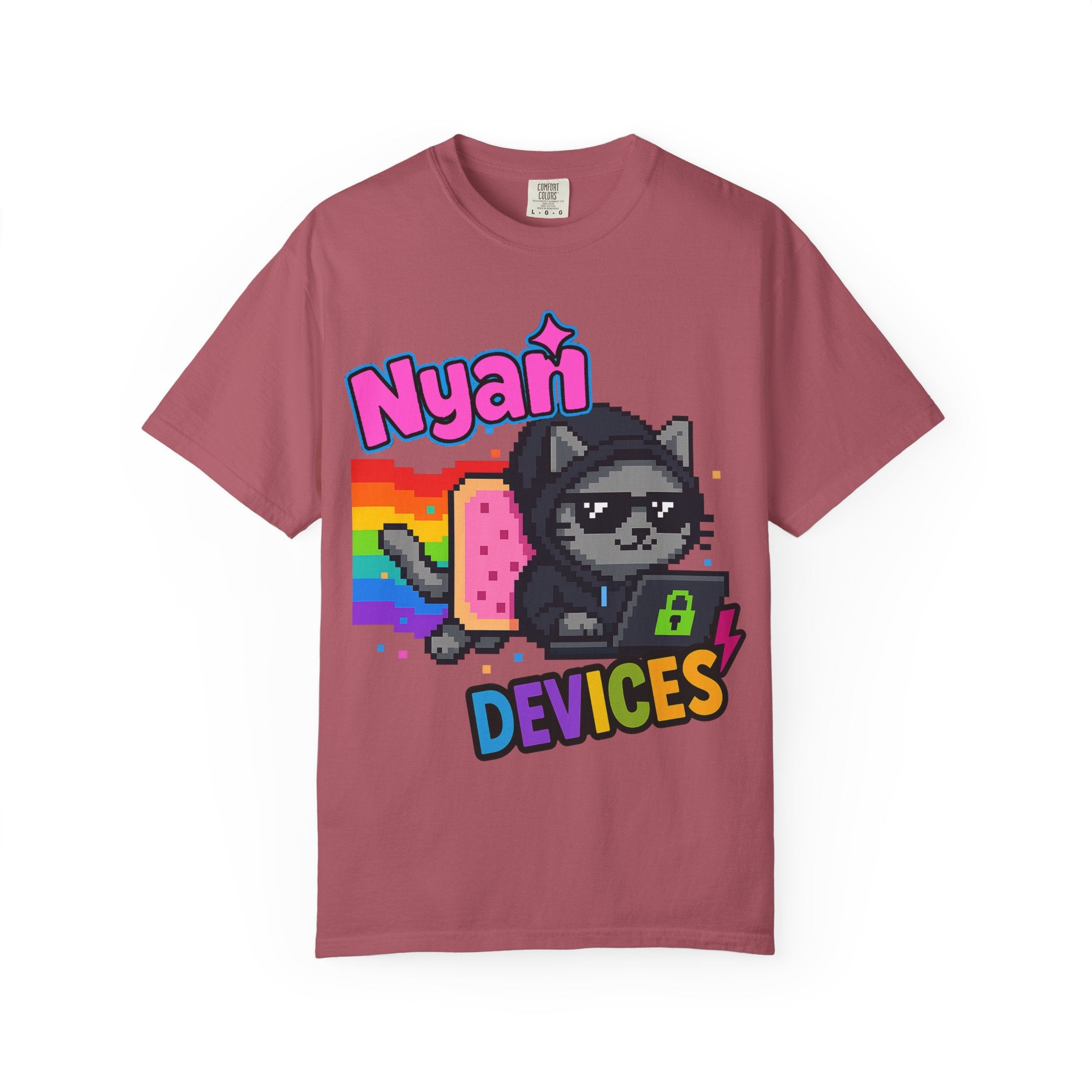 Nyan Devices - Hacker Cat - T-shirt