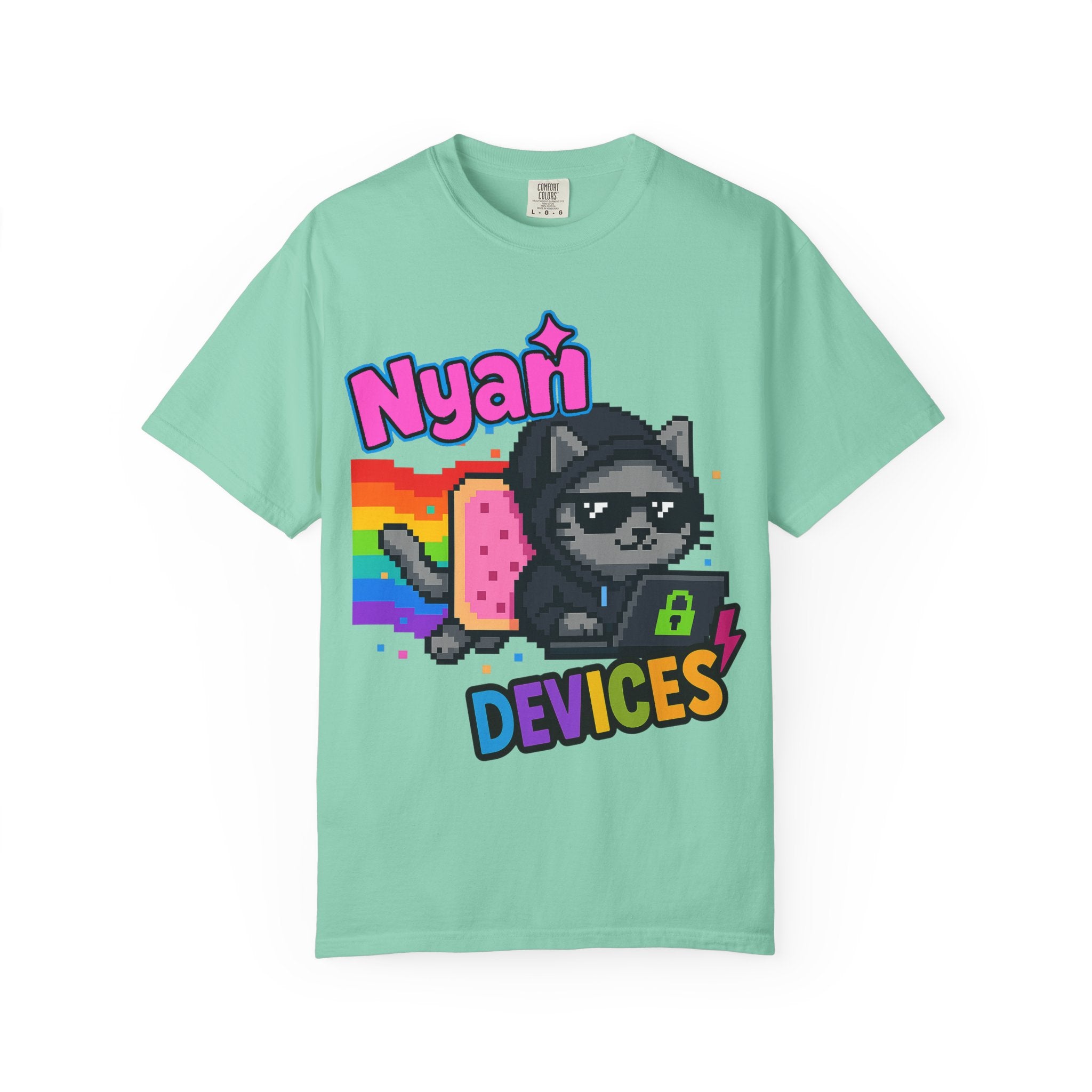 Nyan Devices - Hacker Cat - T-shirt